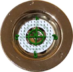 Haarfänger mit Abstandhalter für Badewannen, Duschen, Waschbecken / Waschtisch | 10 Stück